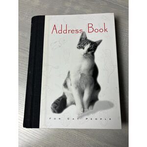 vintage Address Book for Cat People